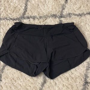 Lululemon Speed Shorts Black